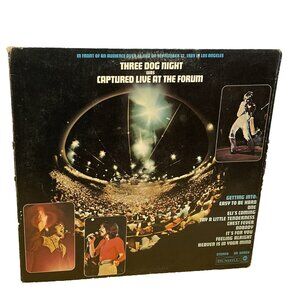 Three Dog Night Captured Live At The Forum (Vinyl, 1969) Dunhill DS 50068 Good
